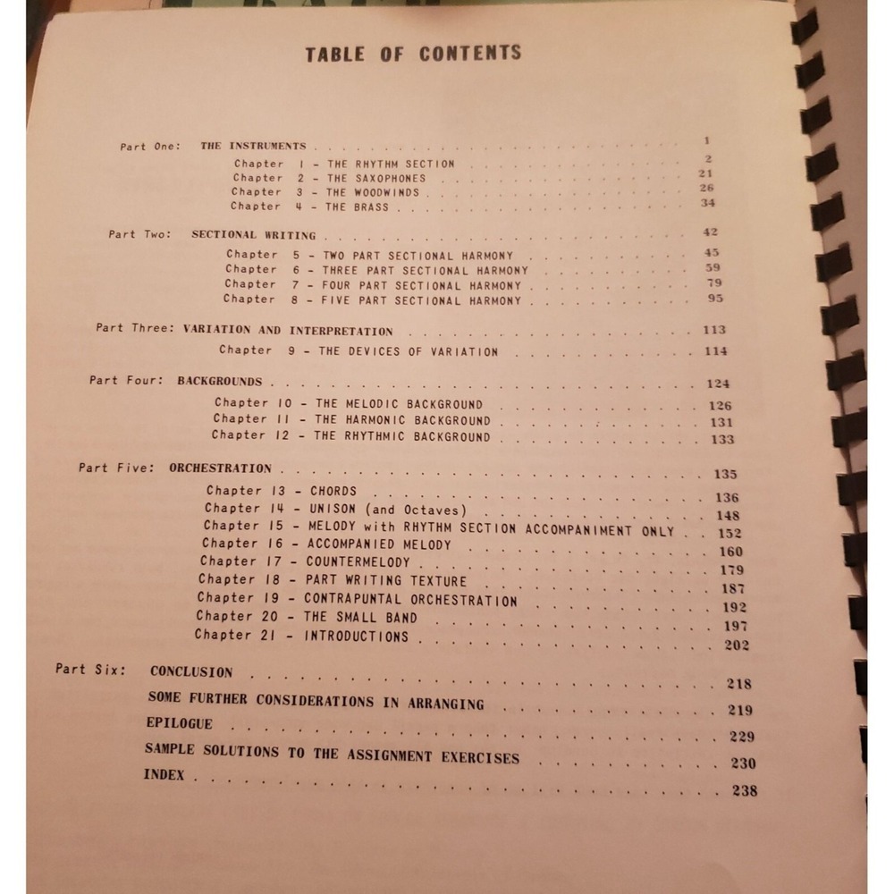 Modern Arranging Technique By Gordon Delamont 1965 Spiral-Bound Book - Picture 2 of 6